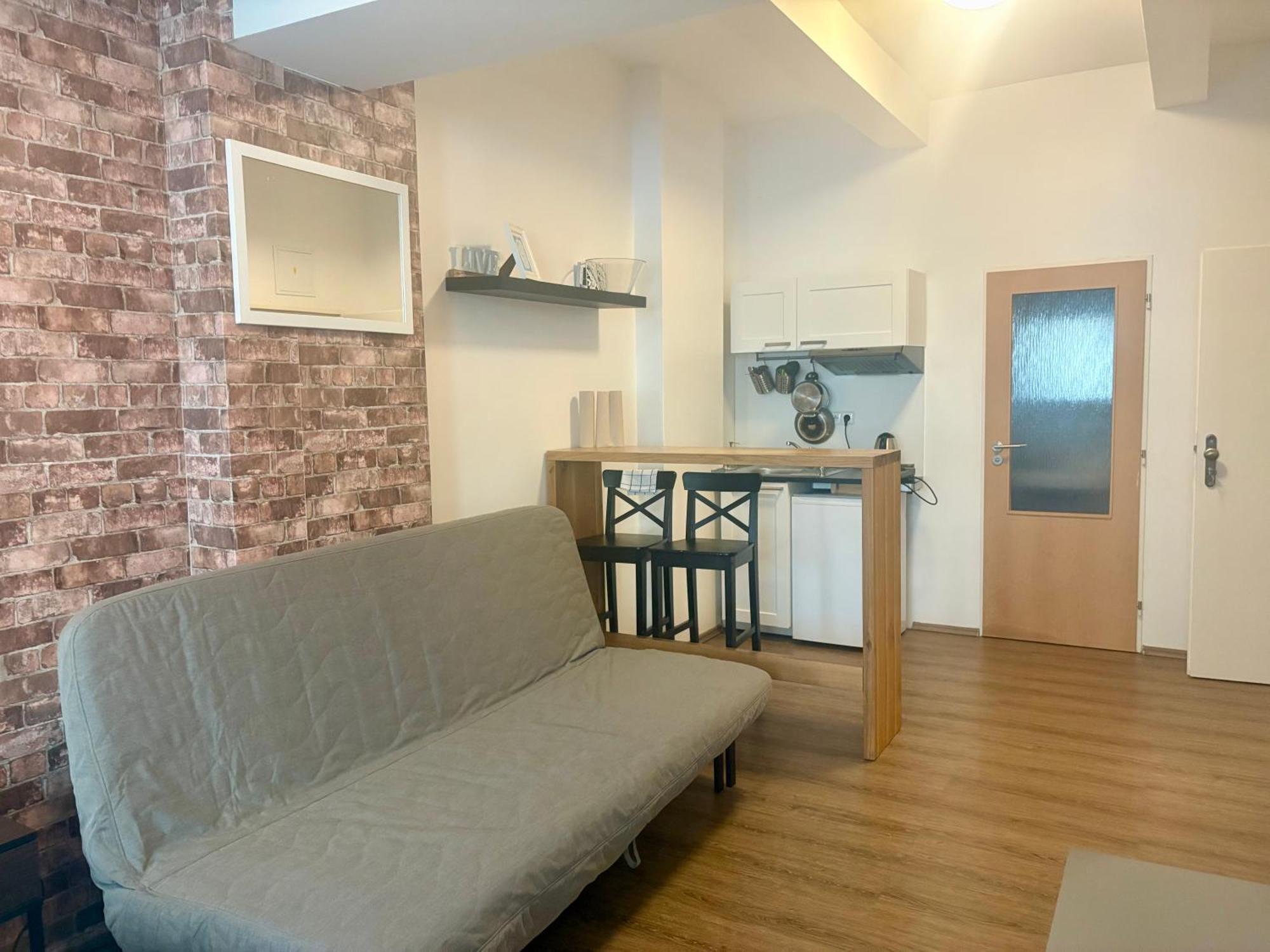 Zizkov Cosy Studio Apartments Prag Exteriör bild