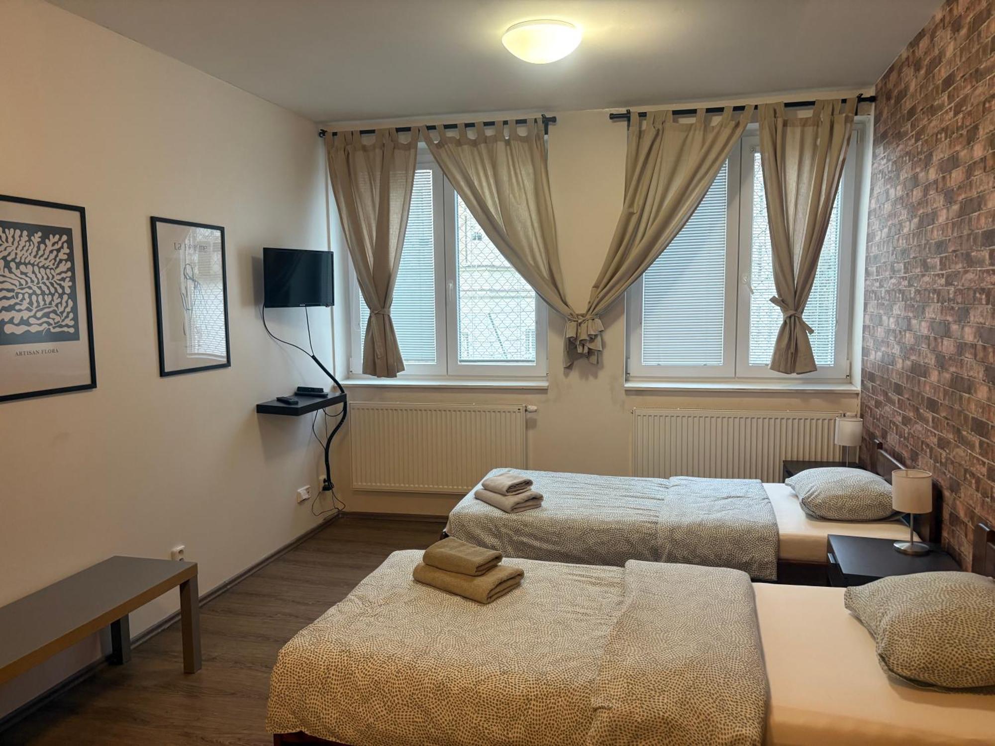 Zizkov Cosy Studio Apartments Prag Exteriör bild